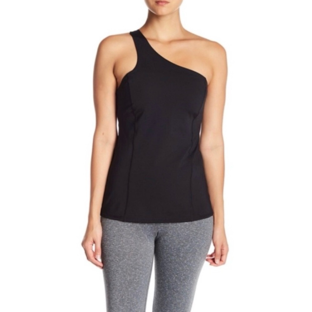 ‼️LAST CHANCE‼️ Zella Black One-Shoulder Tank Top